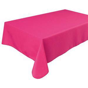 Nappe rectangulaire- Polyester - 140 x 240 cm - Rose