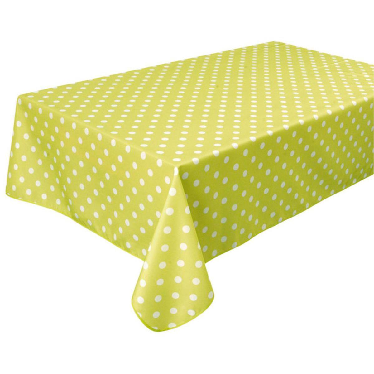 Nappe rectangulaire- Polyester - 140 x 240 cm - Vert