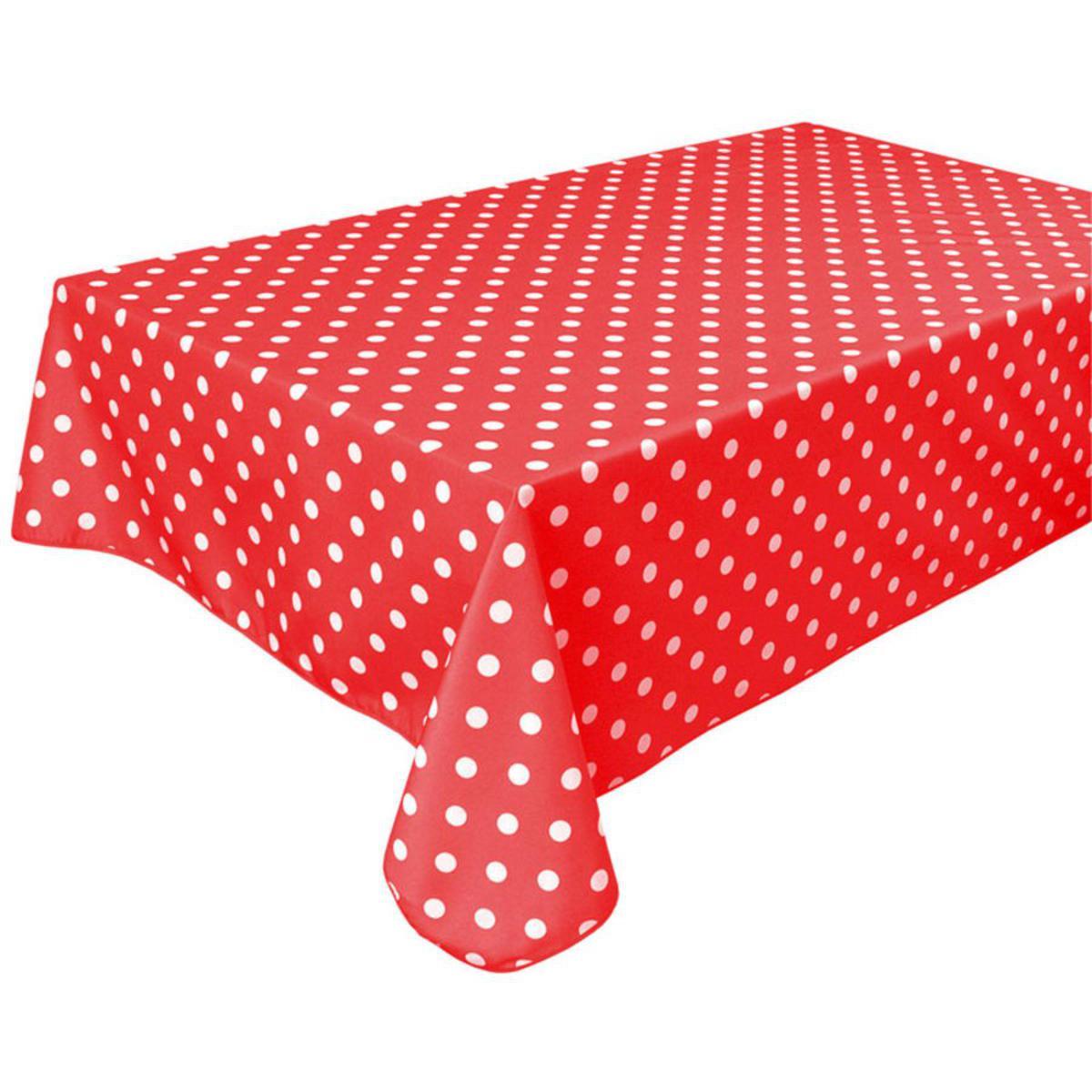 Nappe rectangulaire- Polyester - 140 x 240 cm - Rouge