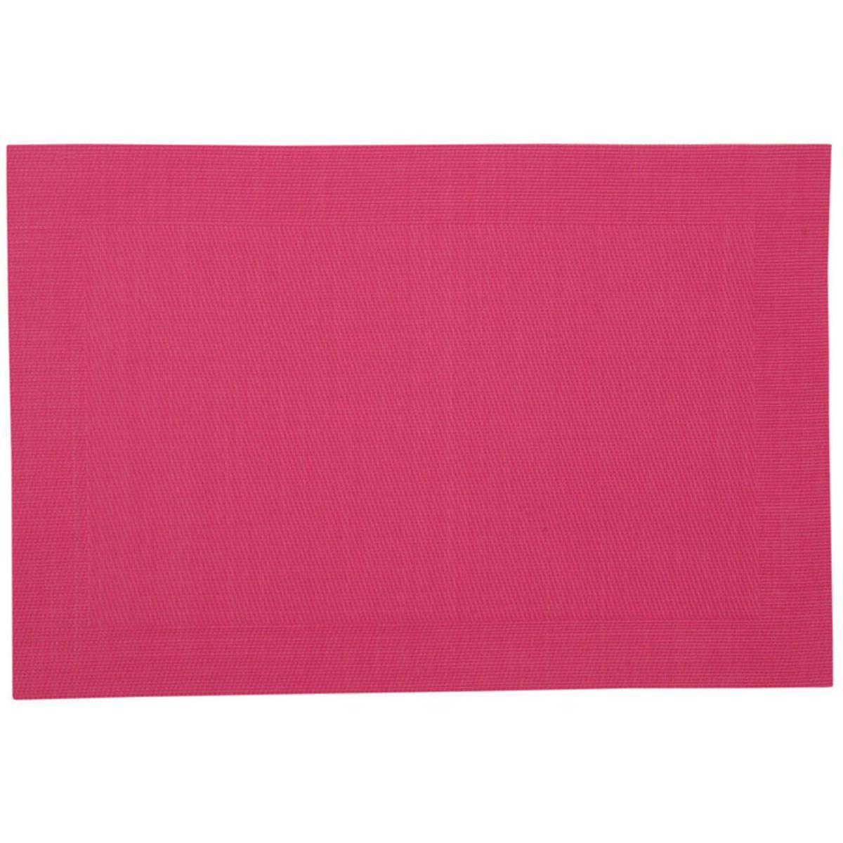 Set de table - Vinyle Polyester - 30 x 45 cm - Rose