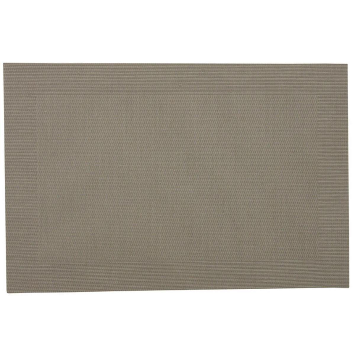 Set de table - Vinyle Polyester - 30 x 45 cm - Gris