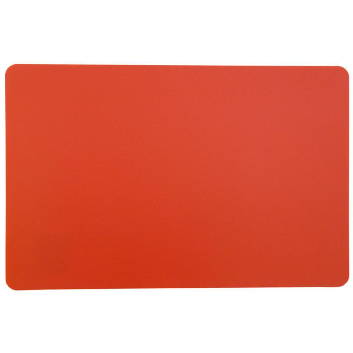 Set de table - Polypropène - 28 x 43 cm - Rouge