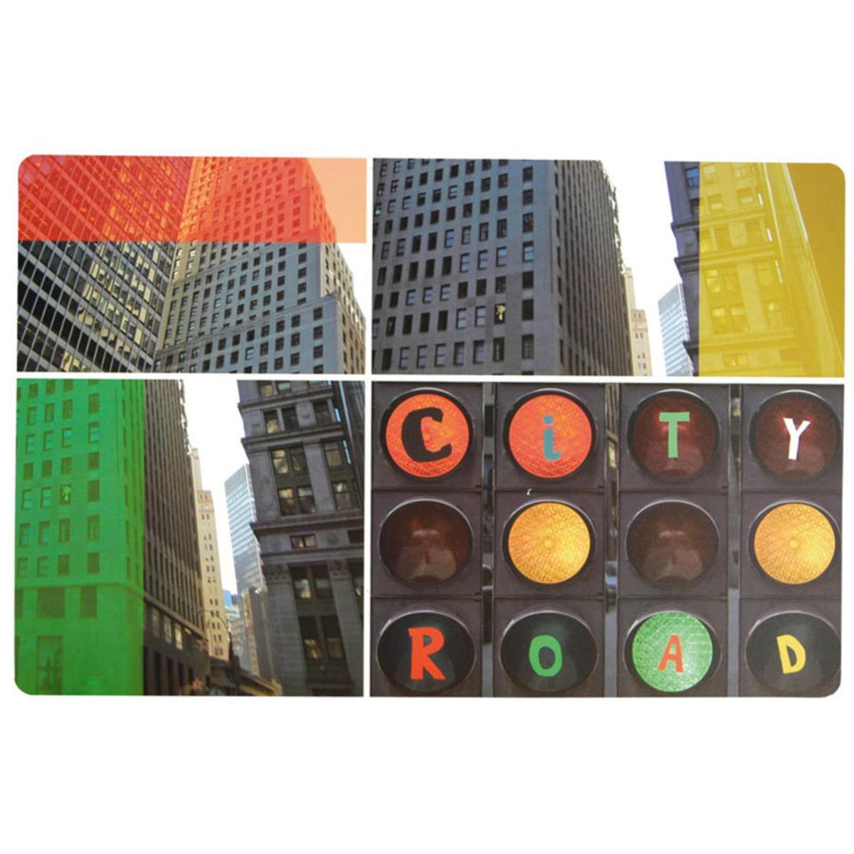 Set de table City Road - Polypropène - 28 x 43 cm - Multicolore