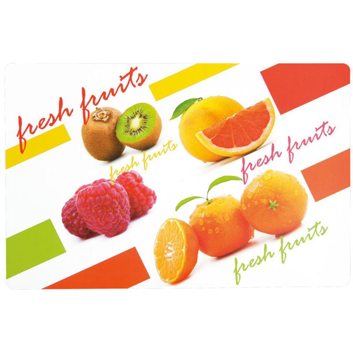 Set de table Fruit- Polypropène - 28 x 43 cm - Multicolore
