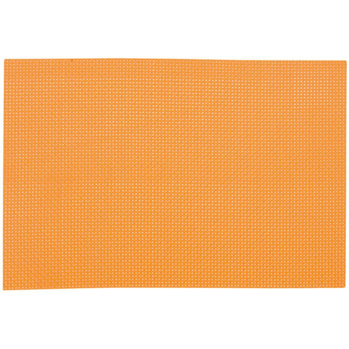 Set de table - Vinyle Polyester - 30 x 45 cm - Orange