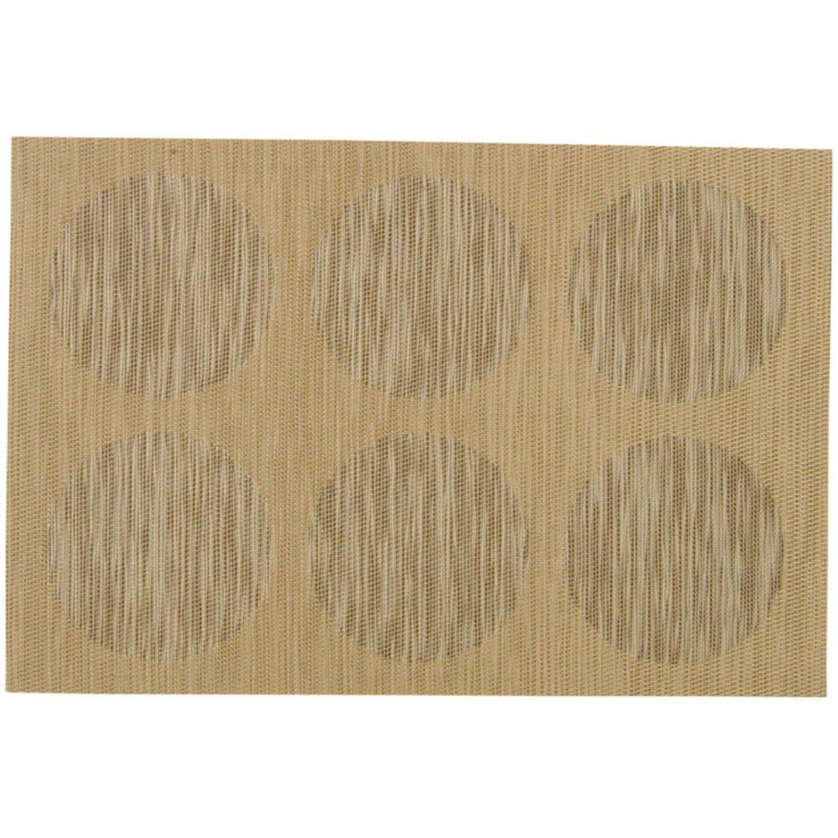 Set de table - Vinyle Polyester - 30 x 45 cm - Marron