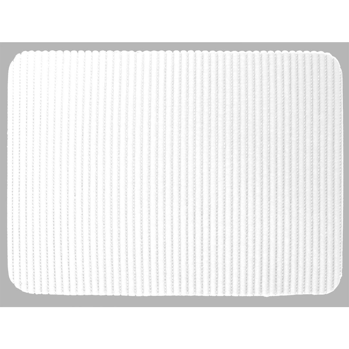 Tapis vaisselle en PVC - 32 x 45 cm - Blanc