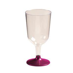 Verre à vin - plastique - 18 cl - Violet orchidée