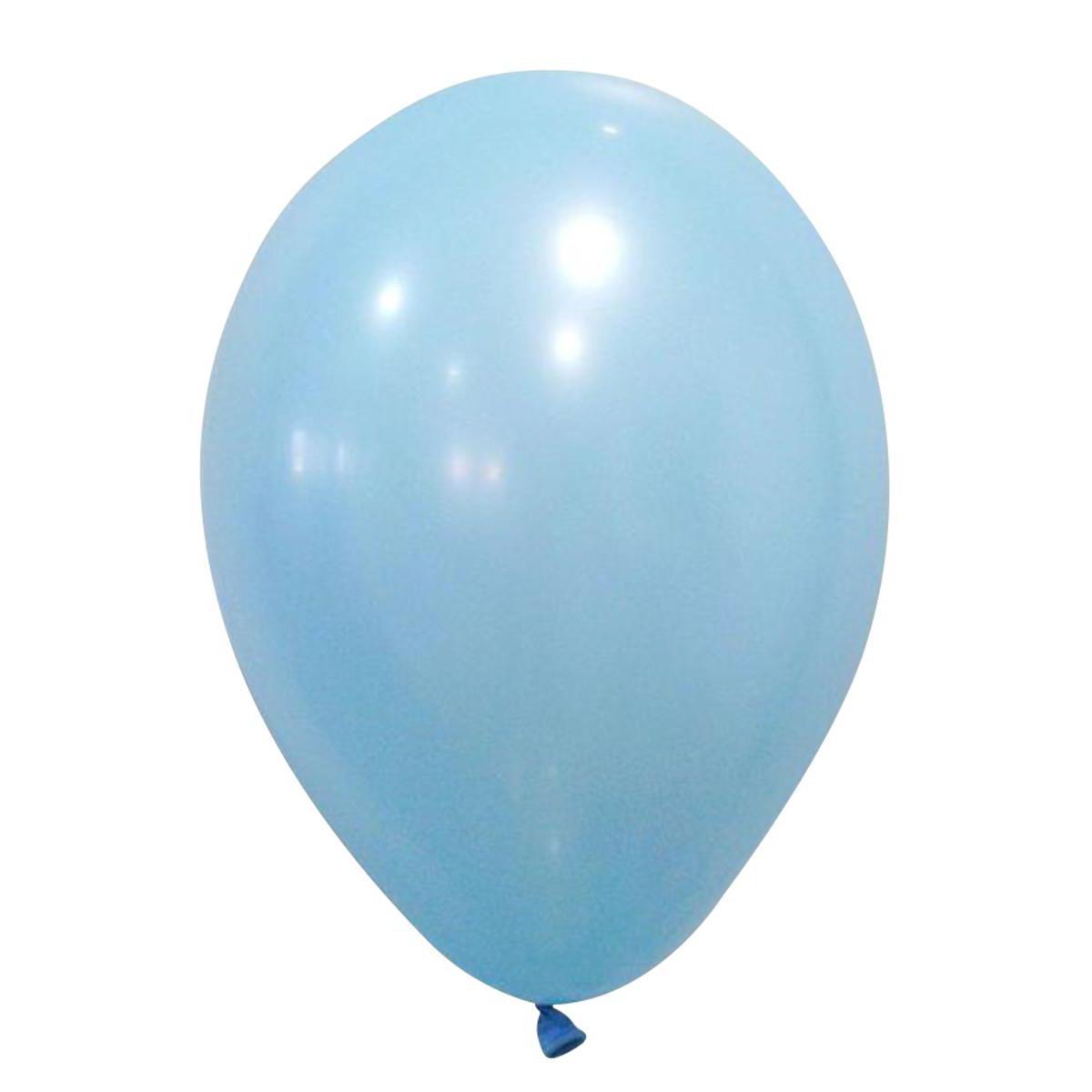 ballon opaque diametre 25cm (x 50) ciel