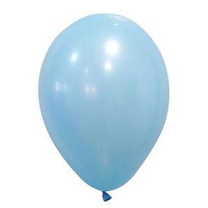 ballon opaque diametre 25cm (x 50) ciel
