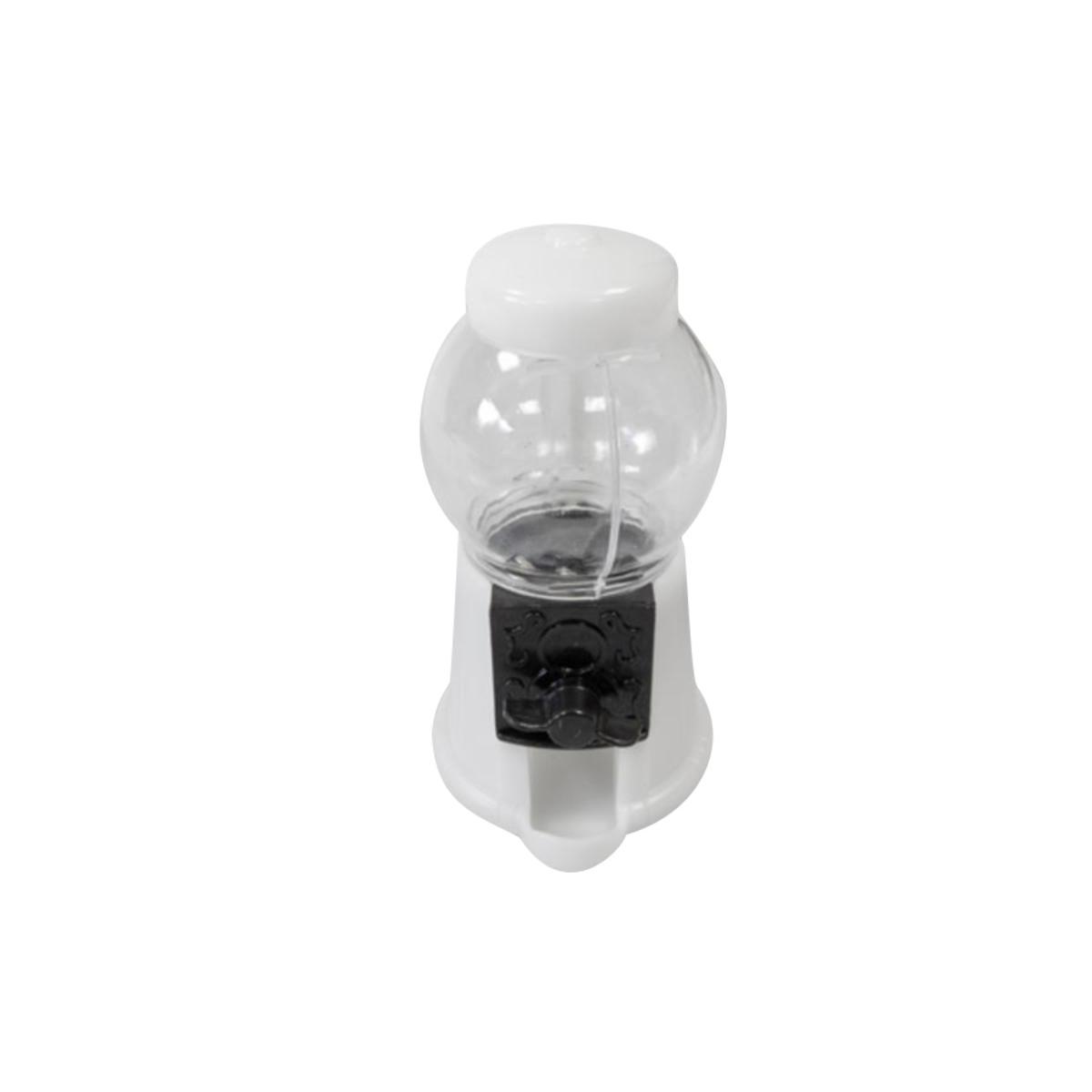 Mini-distributeur de bonbons - Plastique - 13 x 6,8 cm - Transparent