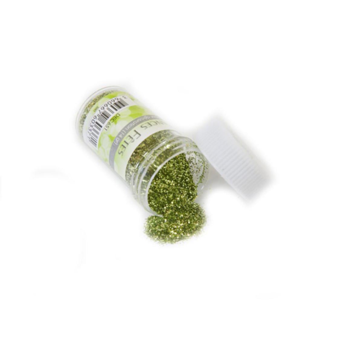 Pot de paillettes - Plastique - 14g - Menthe