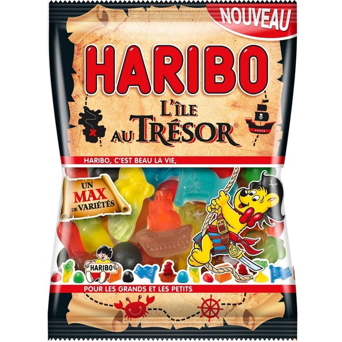 Sachet de bonbons L'île au trésor HARIBO - 120 g
