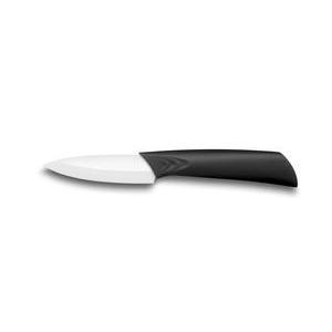Couteau office en céramique et manche ABS - 7,5 cm - Blanc, noir