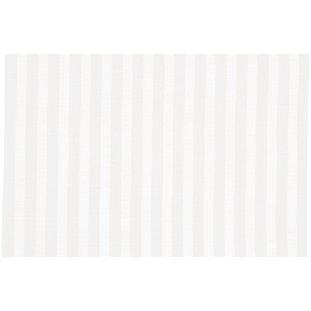 Set de table - Vinyle Polyester - 30 x 46 cm - Blanc