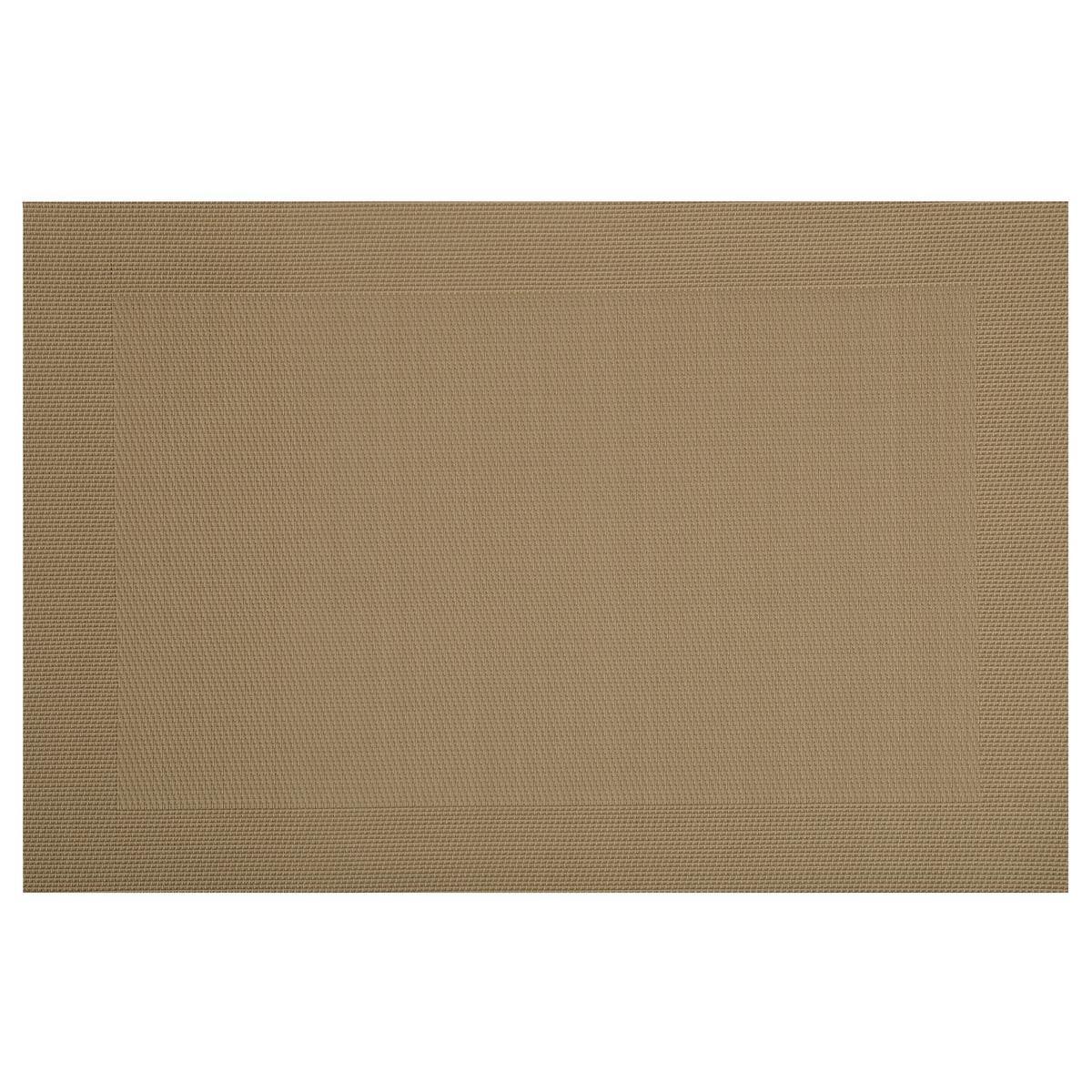 Set de table - Vinyle Polyester - 30 x 46 cm - Marron