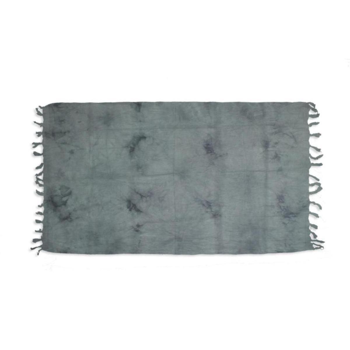 Fouta coton - 100 x 200 cm - Tie and dye gris