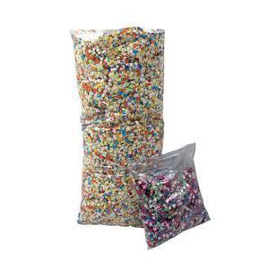 Confettis multi luxe en papier - 1 kg - Multicolore
