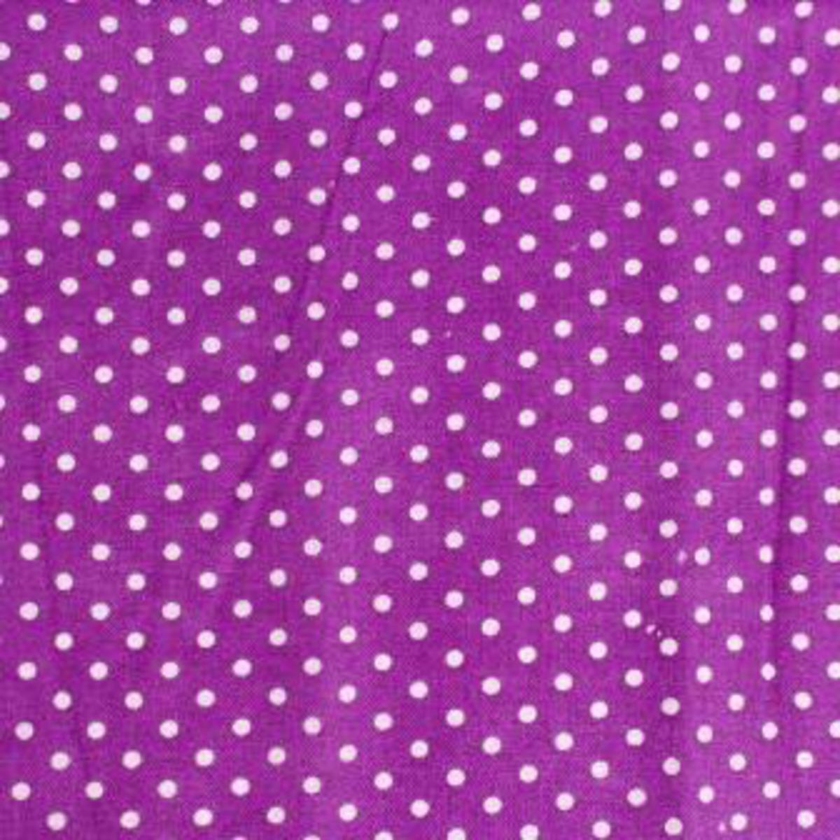 Pièce de coton imprimé ronds et spirales - 55 x 45,5 cm - Beige et violet