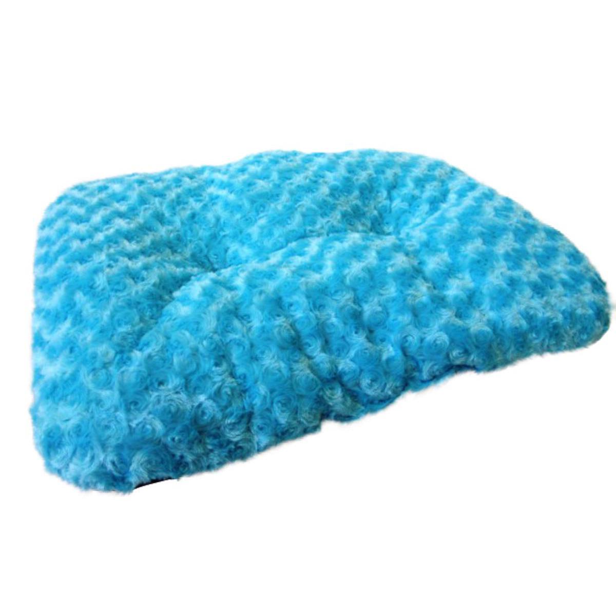 Coussin fun - Tissu - 57 x 40 cm - Bleu