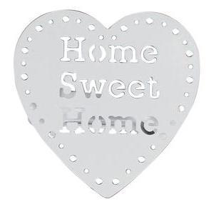 2 Pinces en métal Sweet Home - Grand format - Blanc laqué