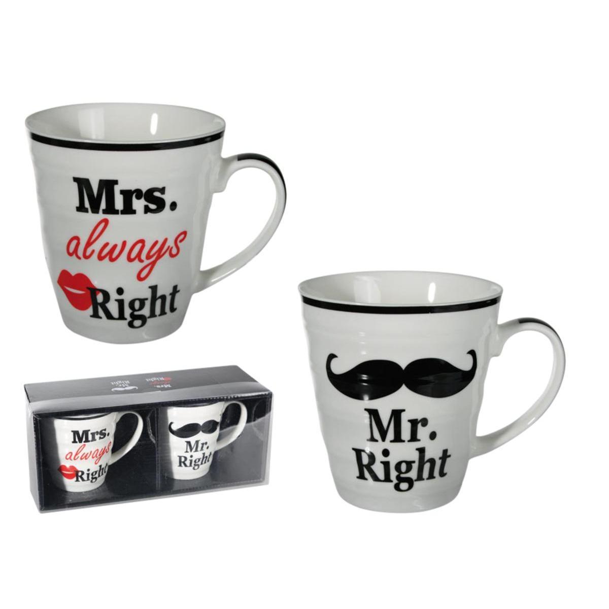 2 mugs Mr & Mrs