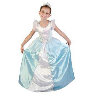 Costume enfant princesse en polyester - S - Bleu