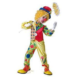 Costume de luxe pour enfant luxe Clown en polyester - M - Multicolore