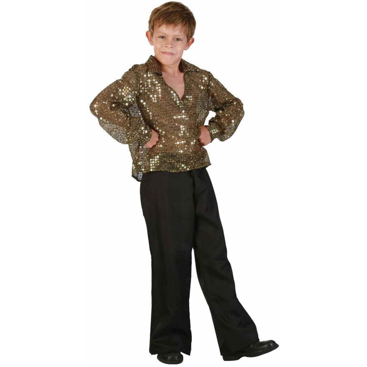 Costume enfant luxe Disco en polyester - S - Multicolore