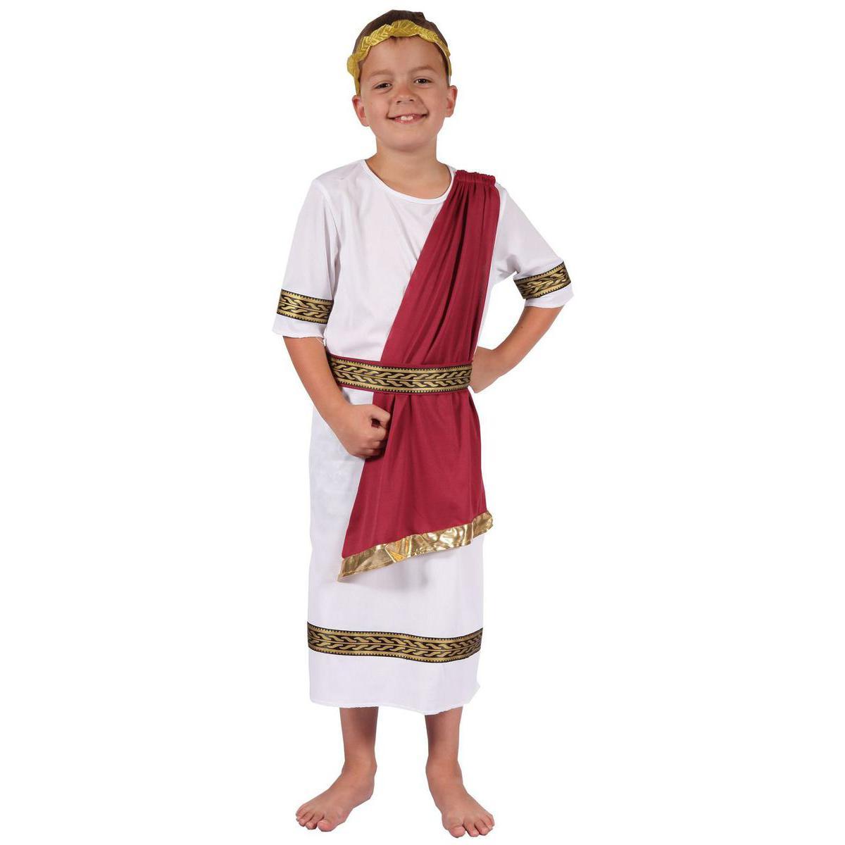 Costume enfant de Romain en polyester - M - Multicolore
