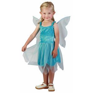 Costume Baby Fée en polyester - 92 x 104 cm - Bleu