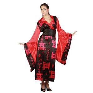 Costume adulte luxe de chinoise en polyester - S/M -Multicolore