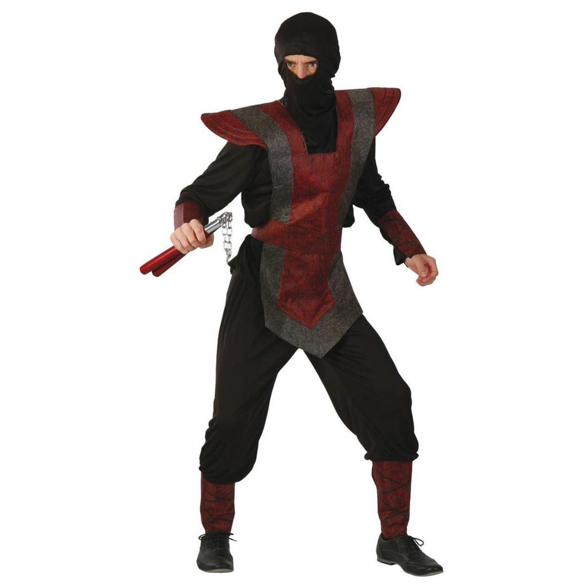 Costume adulte luxe Ninja en polyester - S/M - Multicolore