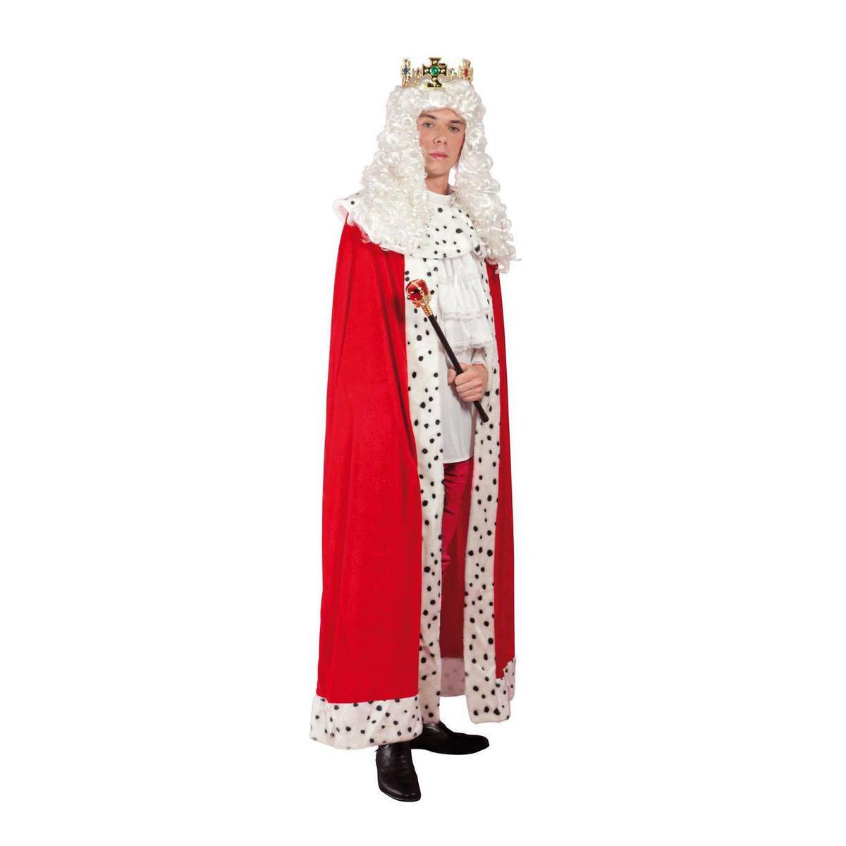 Costume adulte luxe de roi en polyester - Taille Unique -Multicolore