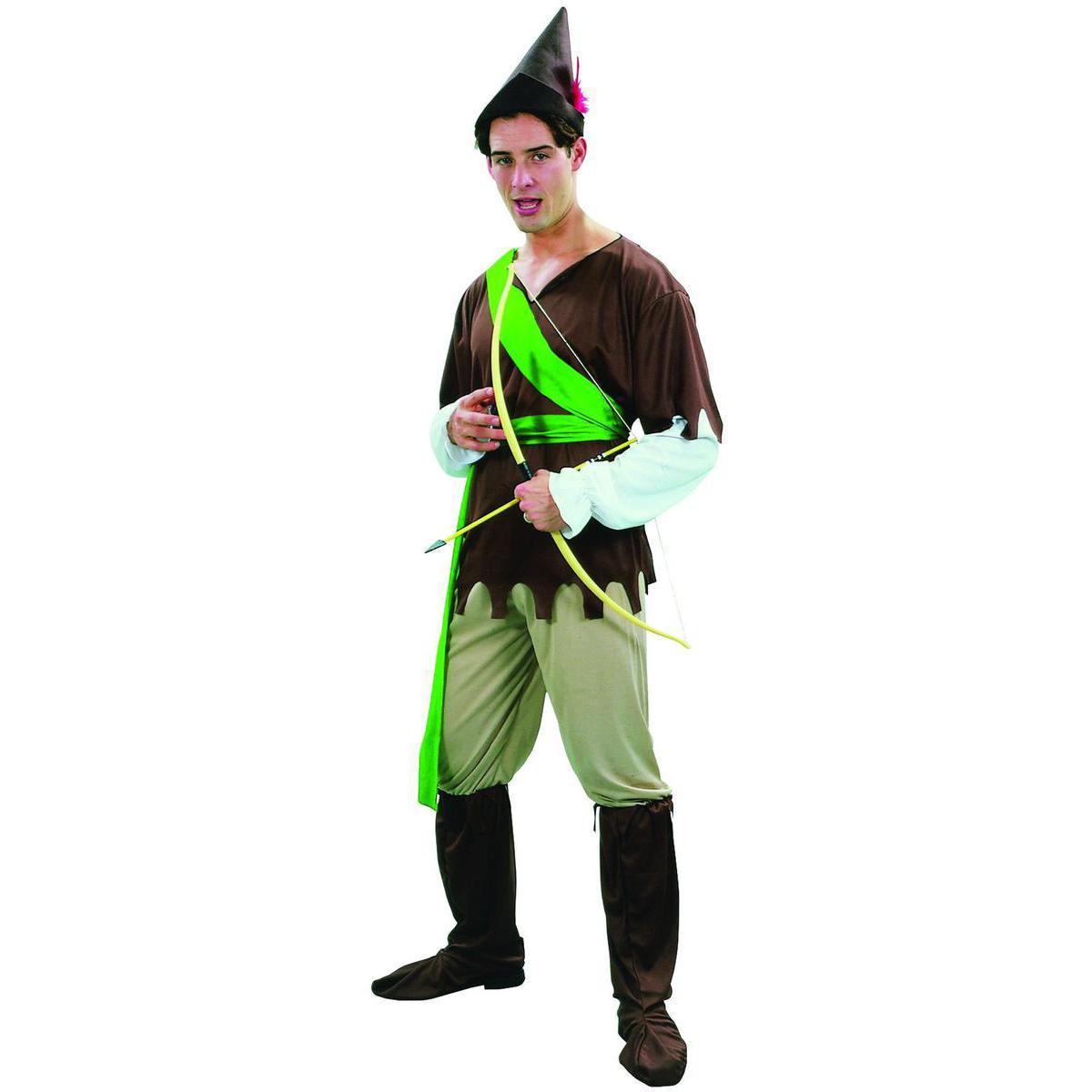 Costume adulte Robin en polyester - Taille unique -Multicolore