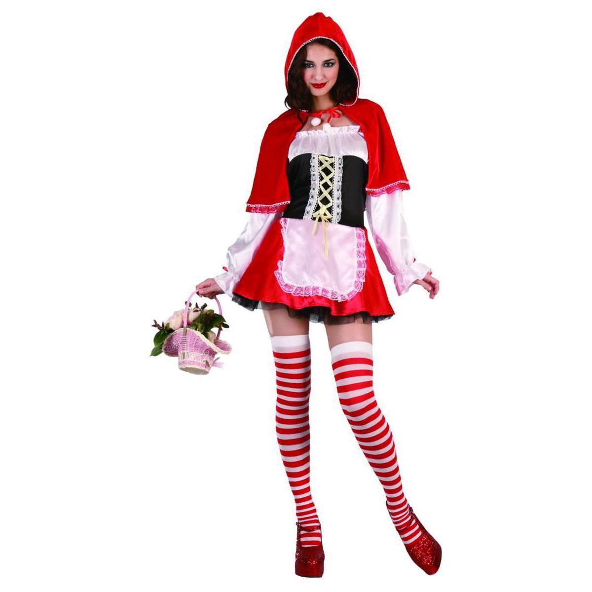 Costume chaperon rouge sexy en polyester - L/XL -Multicolore