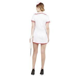 Costume adulte infirmière sexy en polyester - L/XL - Blanc