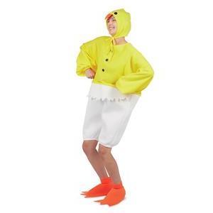 Costume de poussin - Taille adulte unique - L 48 x H 6 x l 44 cm - Jaune - PTIT CLOWN