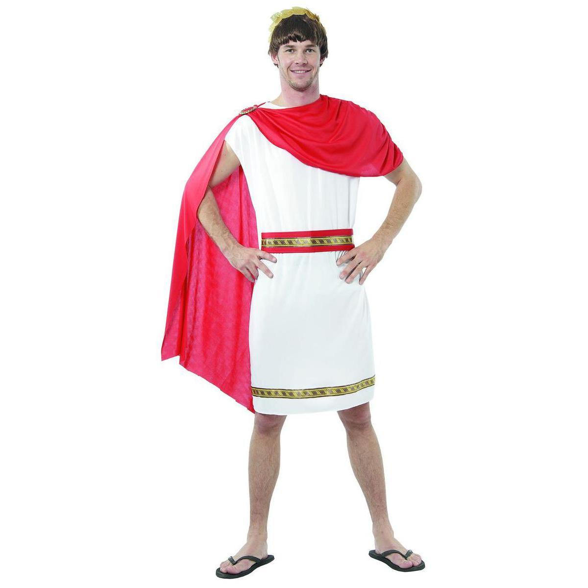 Costume adulte de Romain en polyester - Taille unique - Multicolore