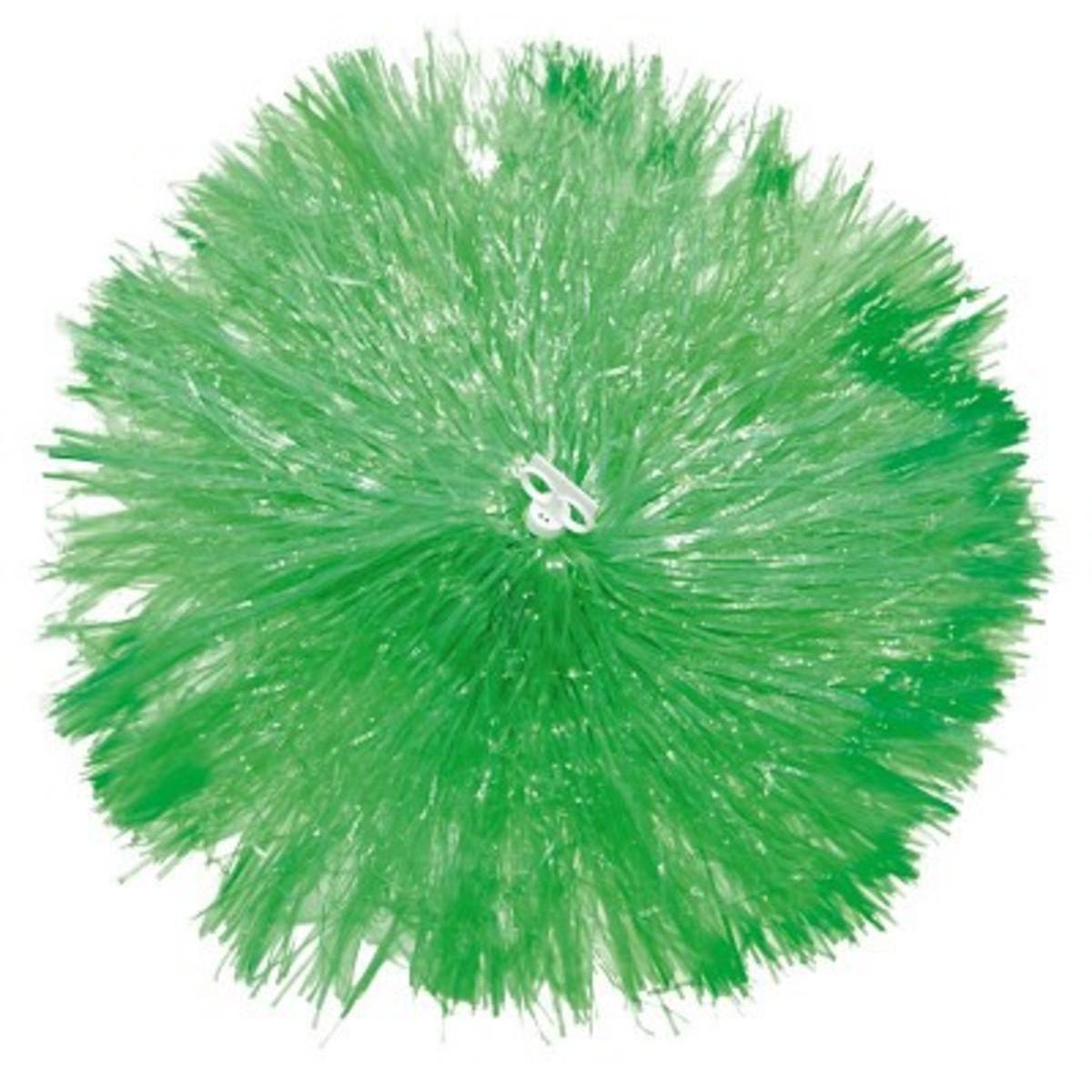 Pom-pom en plastique - 36 x 40 cm - Vert
