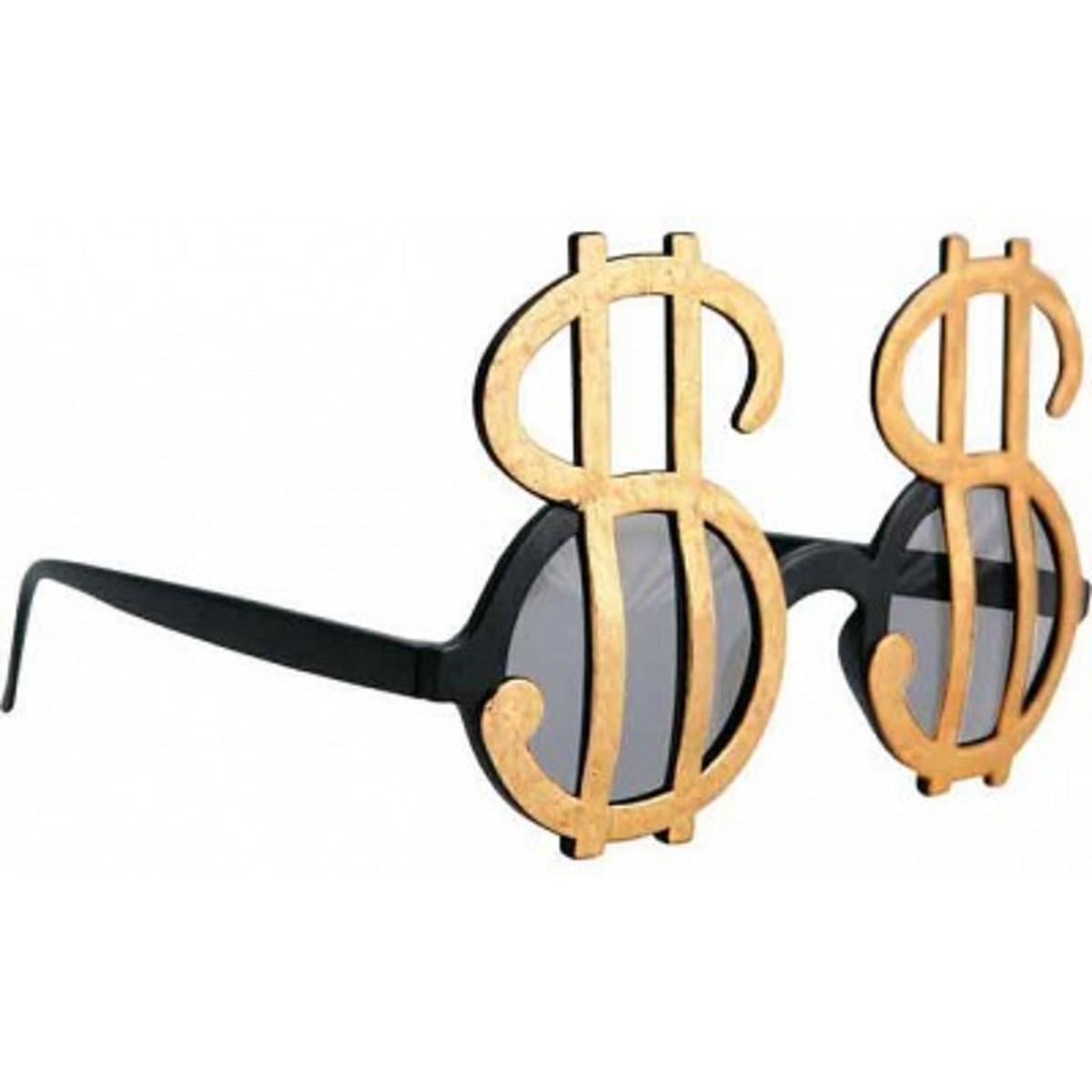 Lunettes dollar - Taille adulte