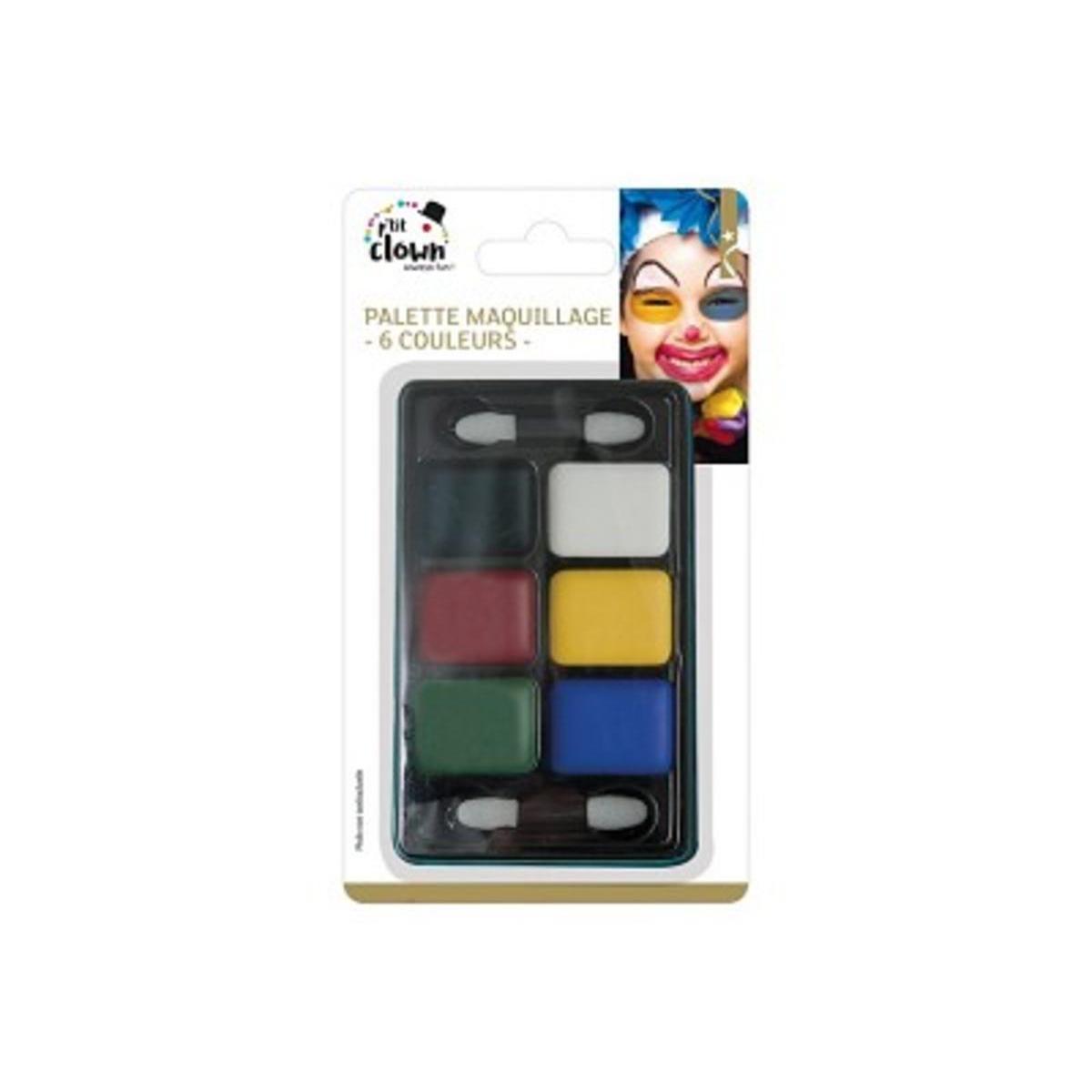 Palette de maquillage 6 couleurs - Multicolore