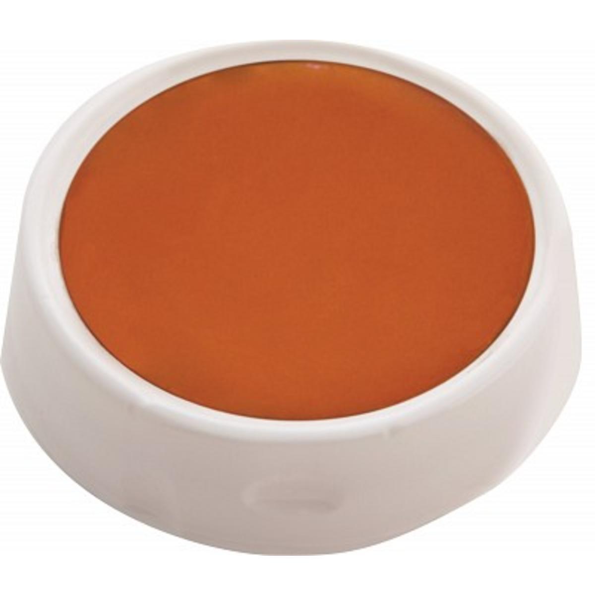 Palette ronde en fard gras - 6,5 x 6,5 cm - Orange