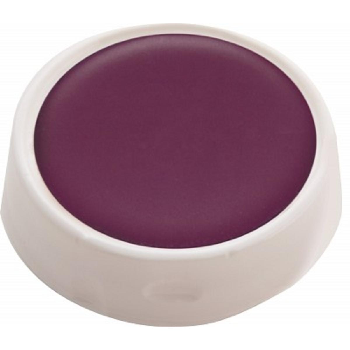 Palette ronde en fard gras - 6,5 x 6,5 cm - Violet