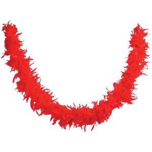 Boa en plumes - Longueur 180 cm - Rouge