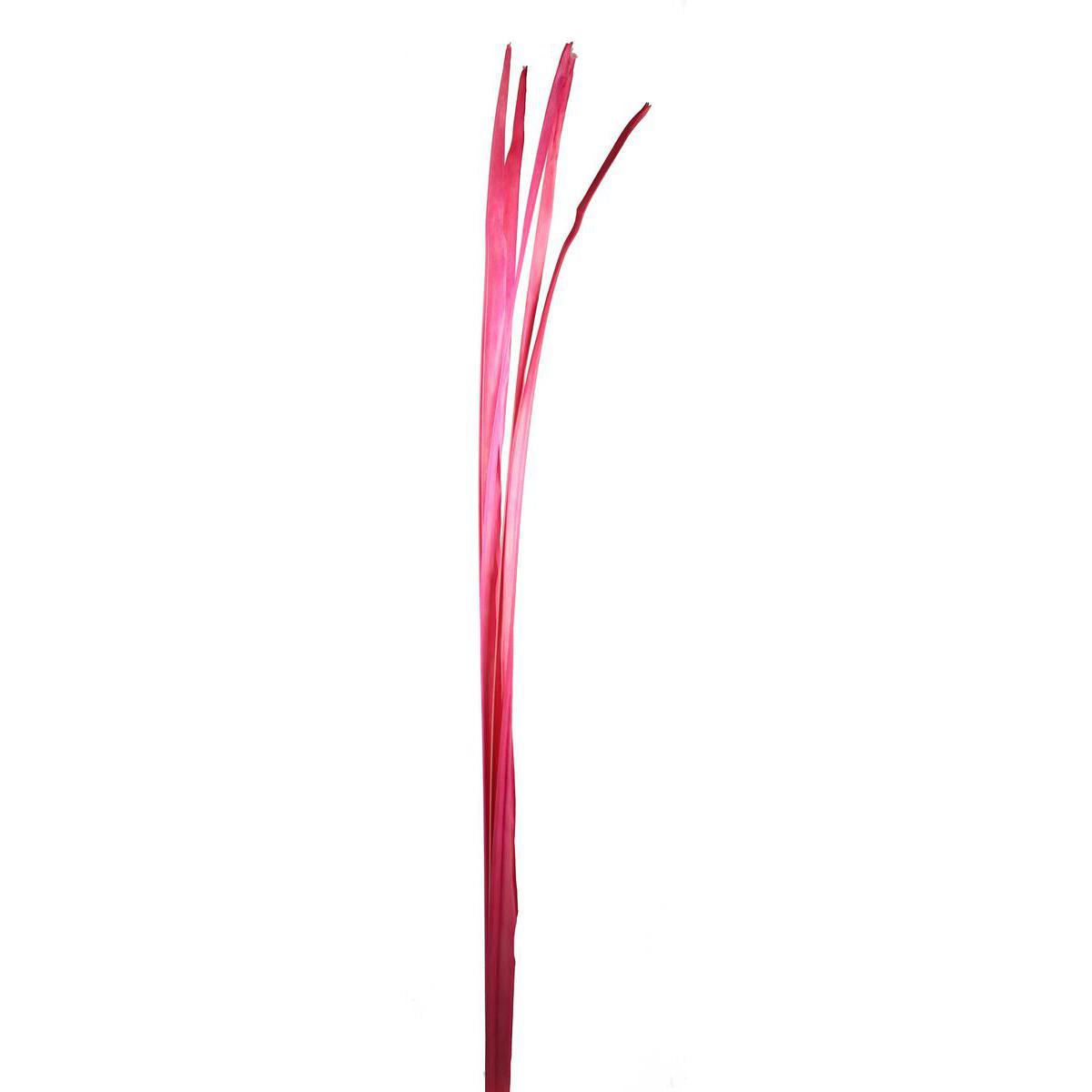Fagot de 3 Palmes séchés - Bois - H 180 cm - Rose