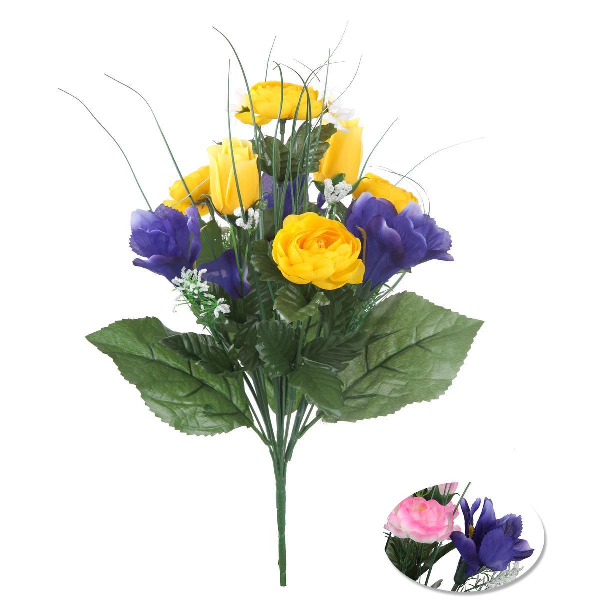 Bouquet de Renoncules Iris - H 40 cm