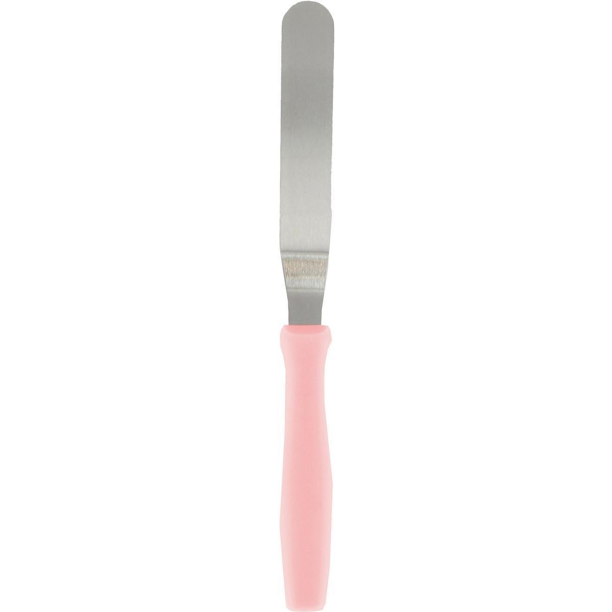 Mini spatule à glacer - Plastique et inox - 22,2 cm - Gris et noir