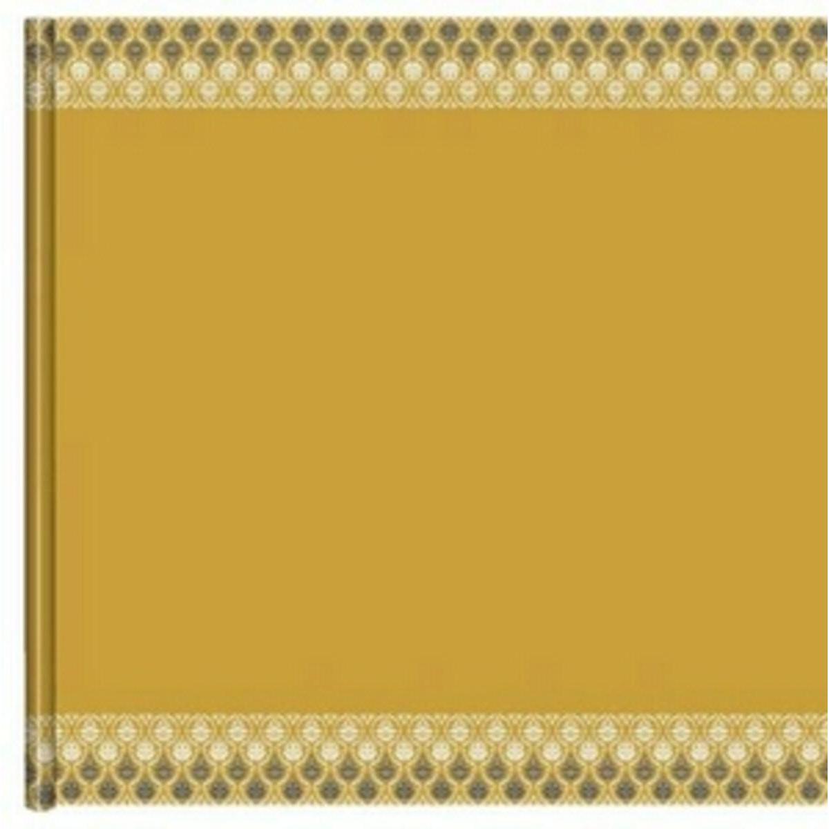 Nappe en rouleau papier damassé 6 x 1m18 helsinky gold