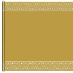 Nappe - Papier - 6 x 1,18 m - Blanc et or